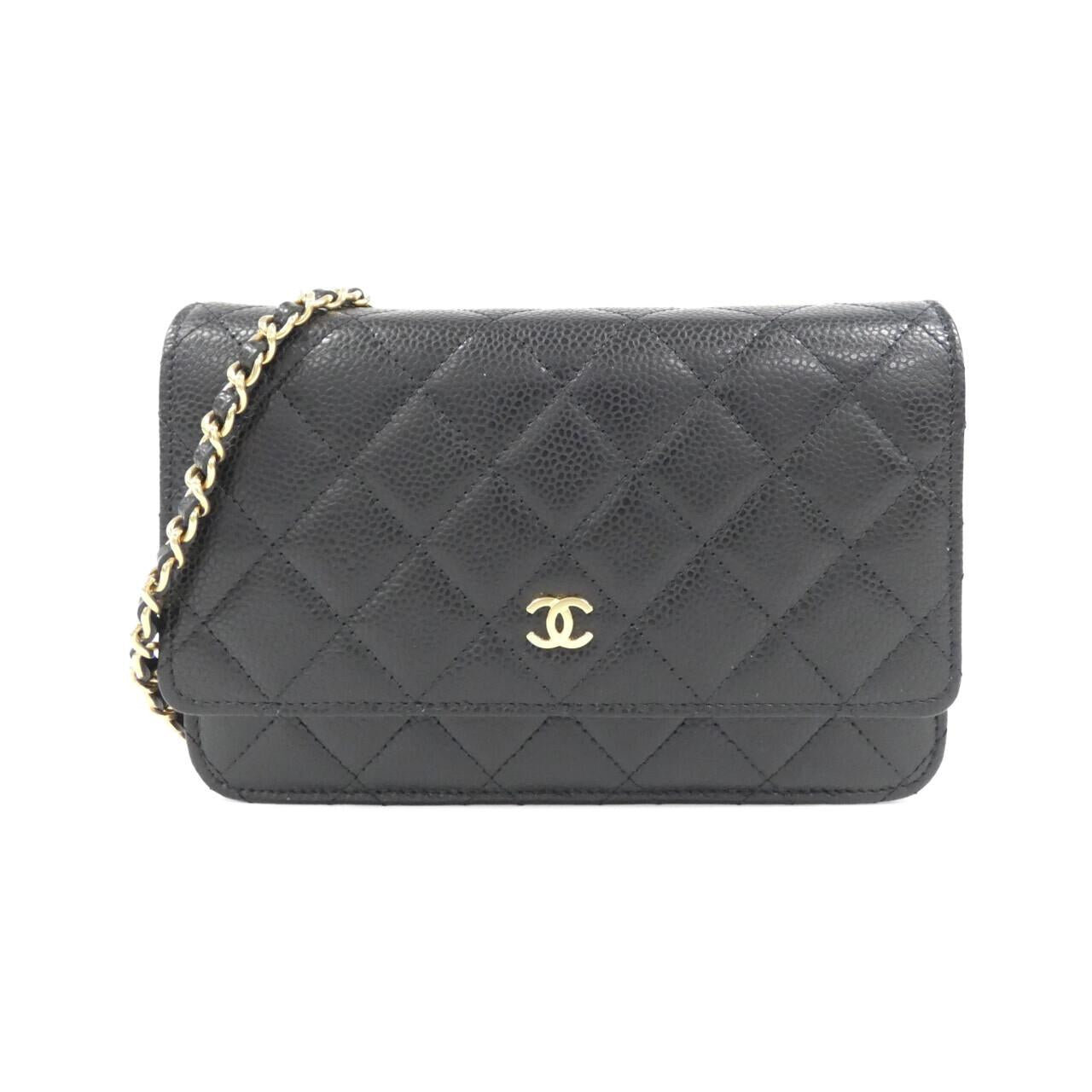 Chanel Timeless Classic Caviar Skin Wallet on Chain Crossbody