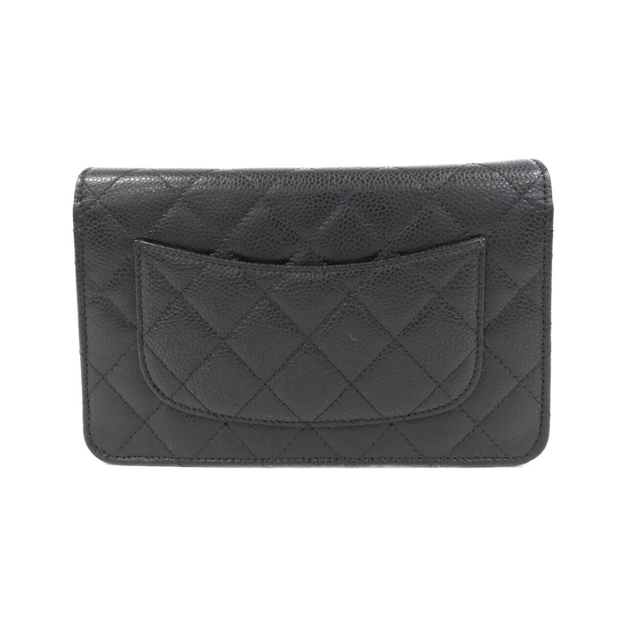 Chanel Timeless Classic Caviar Skin Wallet on Chain Crossbody