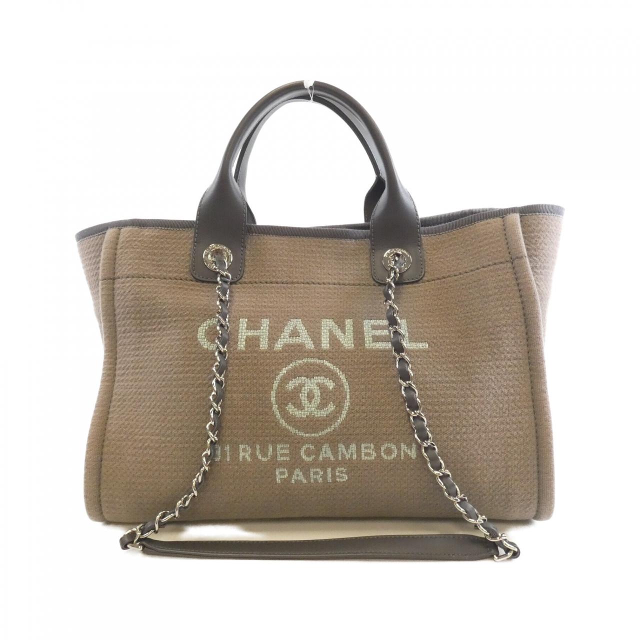 Chanel Deauville Line Mixed Fiber Bag