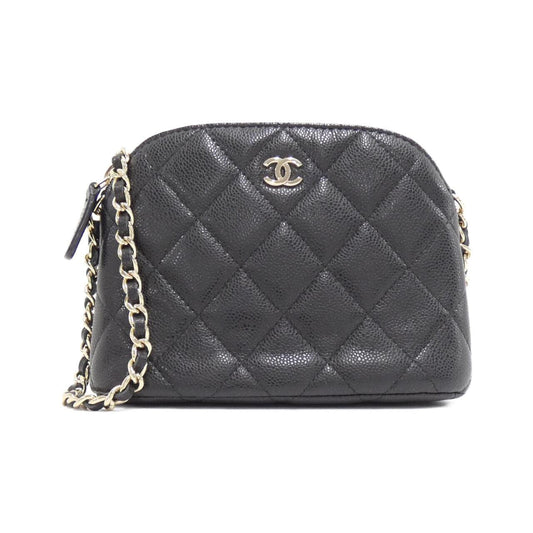 Chanel Timeless Classic Line Caviar Chain Clutch