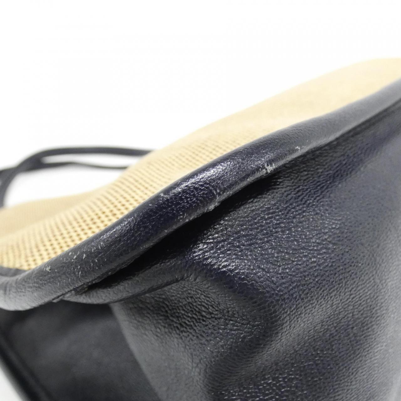 Gucci GUCCI HORSEBIT 1955 Vintage Canvas Leather Bag