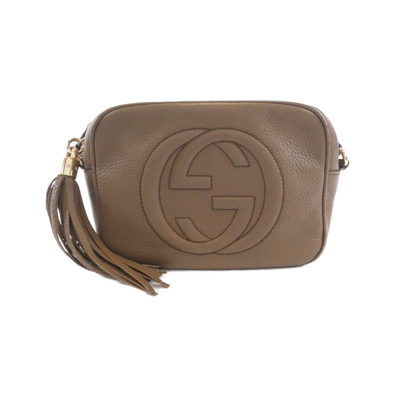 Gucci 308364 A7M0G Leather Shoulder Bag