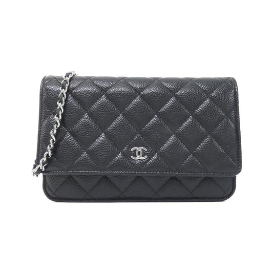 Chanel Timeless Classic Caviar Skin Wallet on Chain Crossbody