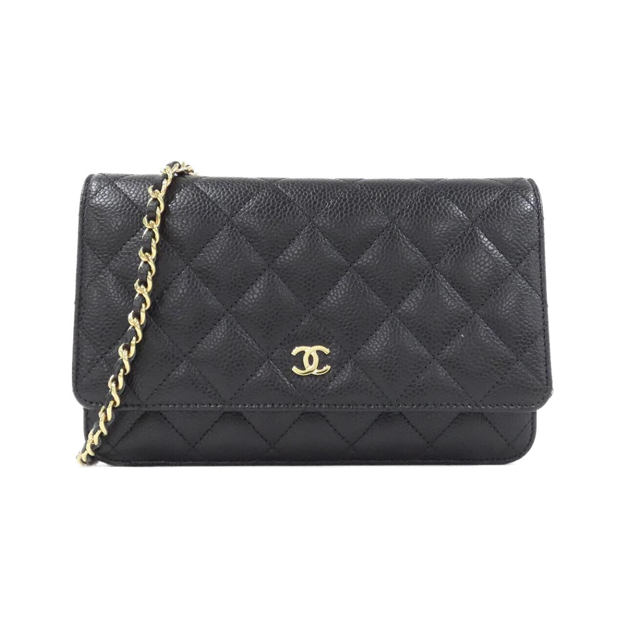 Chanel Timeless Classic Line Caviar Wallet on Chain Crossbody