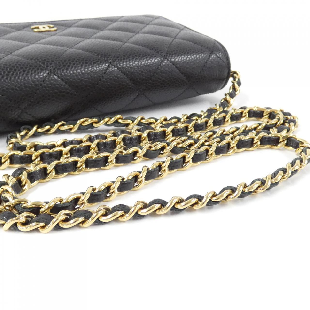 Chanel Timeless Classic Line Caviar Wallet on Chain Crossbody