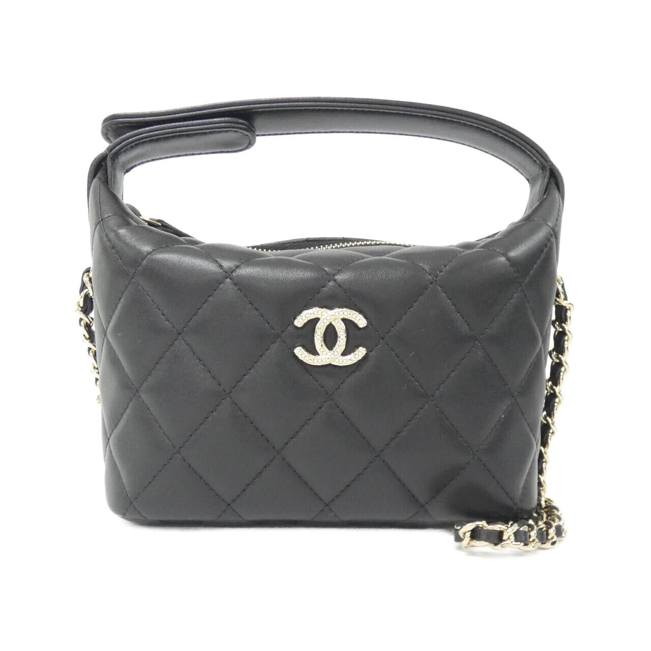 Chanel Calf Chain Clutch