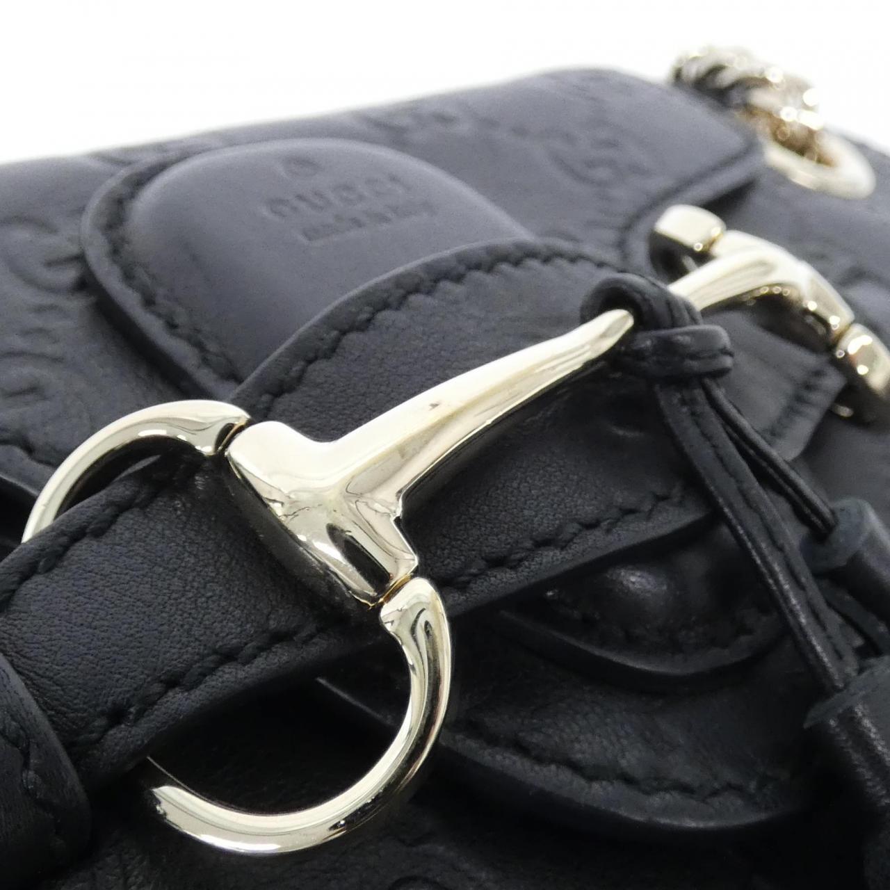 Gucci Signature Leather Shoulder Bag