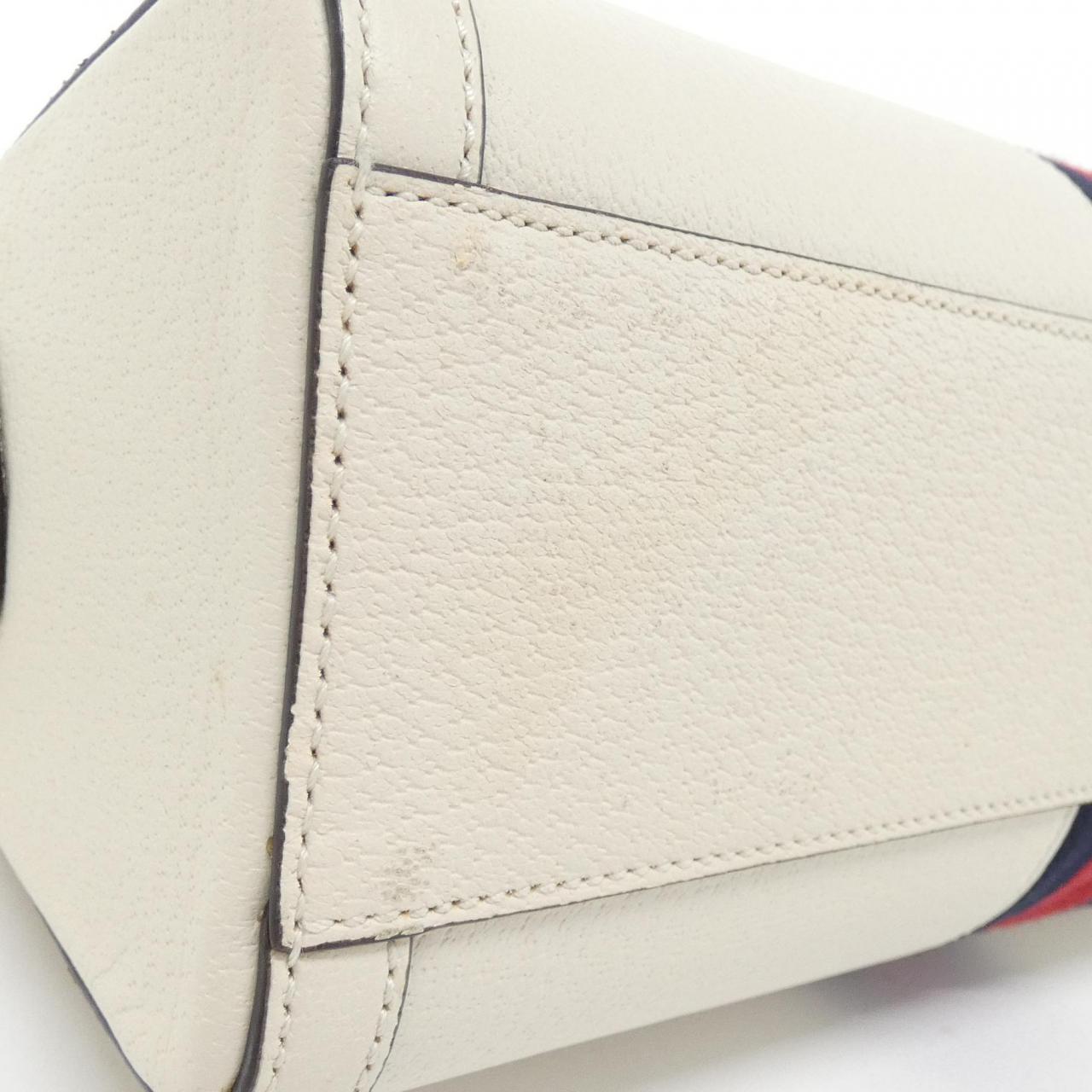 Gucci Ophidia Leather Boston Bag