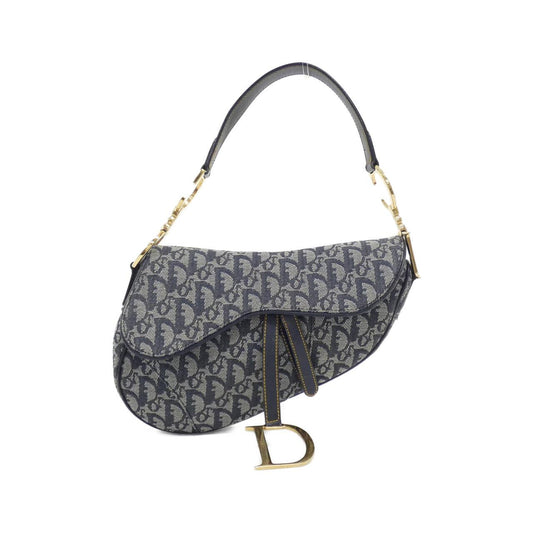 Christian Dior Saddle Canvas Shoulder Bag