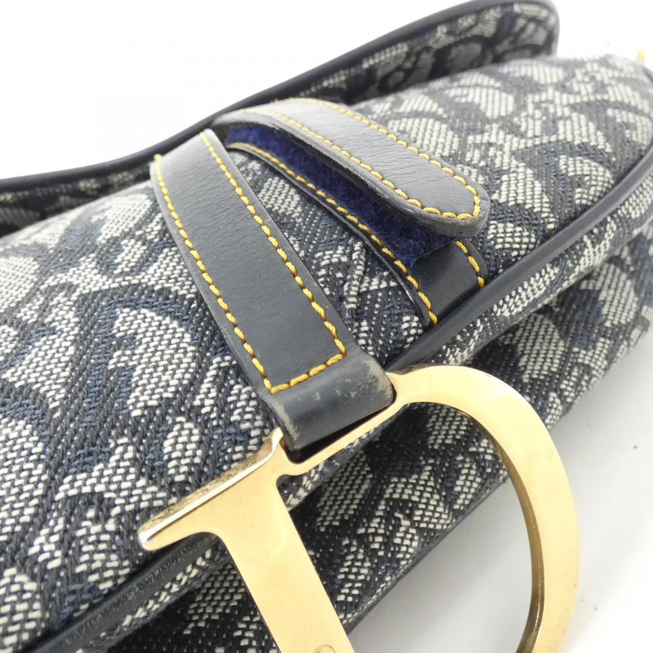 Christian Dior Saddle Canvas Shoulder Bag