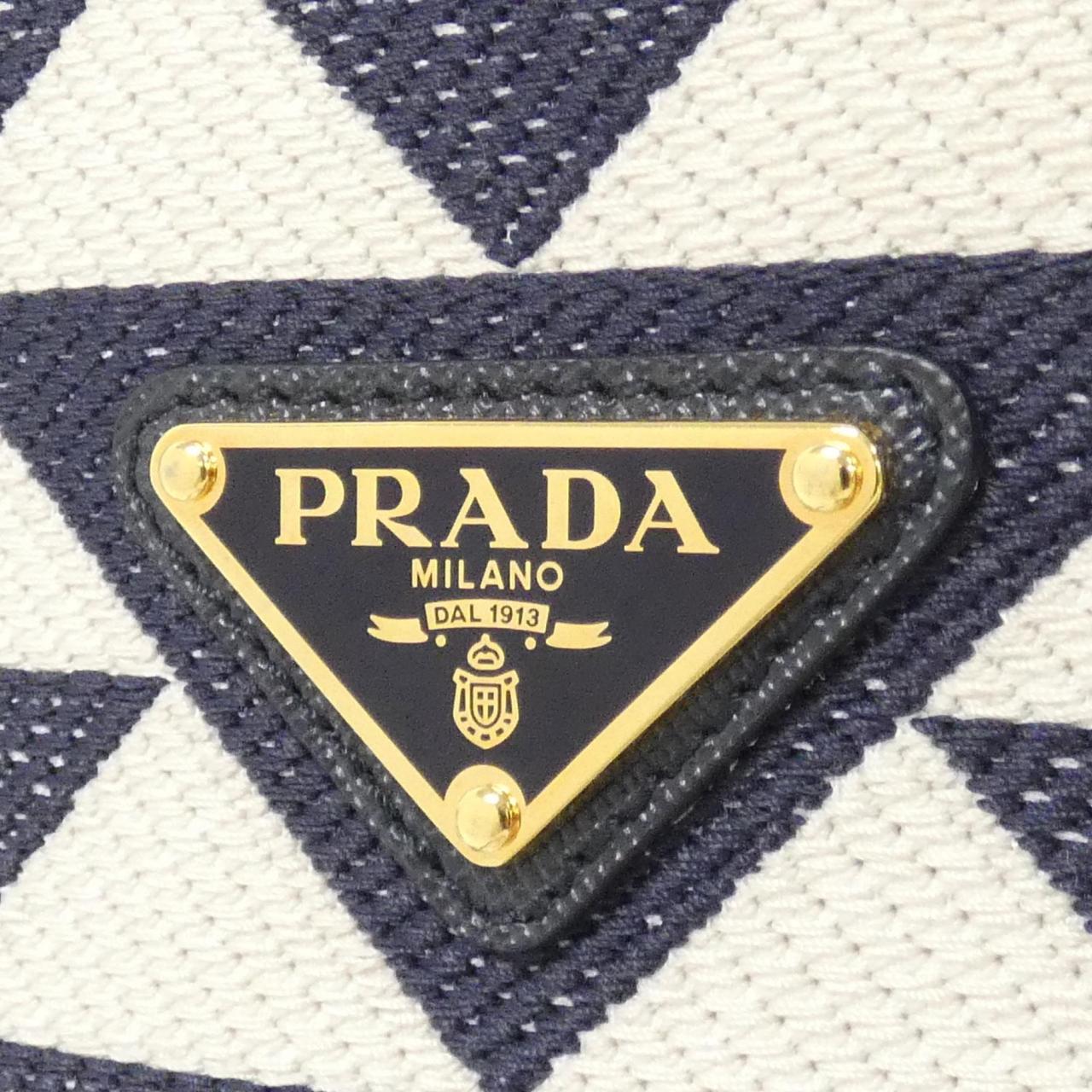 Prada 1BA355 Triangolo Jacquard Bag