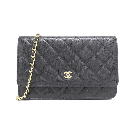 Chanel Timeless Classic Line Caviar Wallet on Chain Crossbody