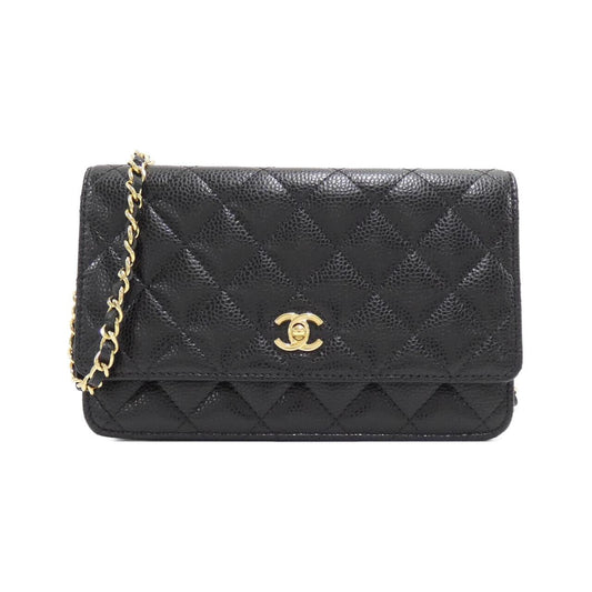 Chanel AP4241 Caviar Skin Wallet on Chain