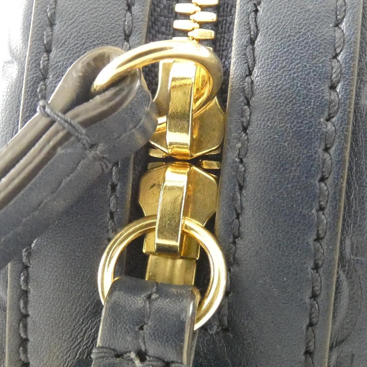 Gucci Signature Leather Boston Bag