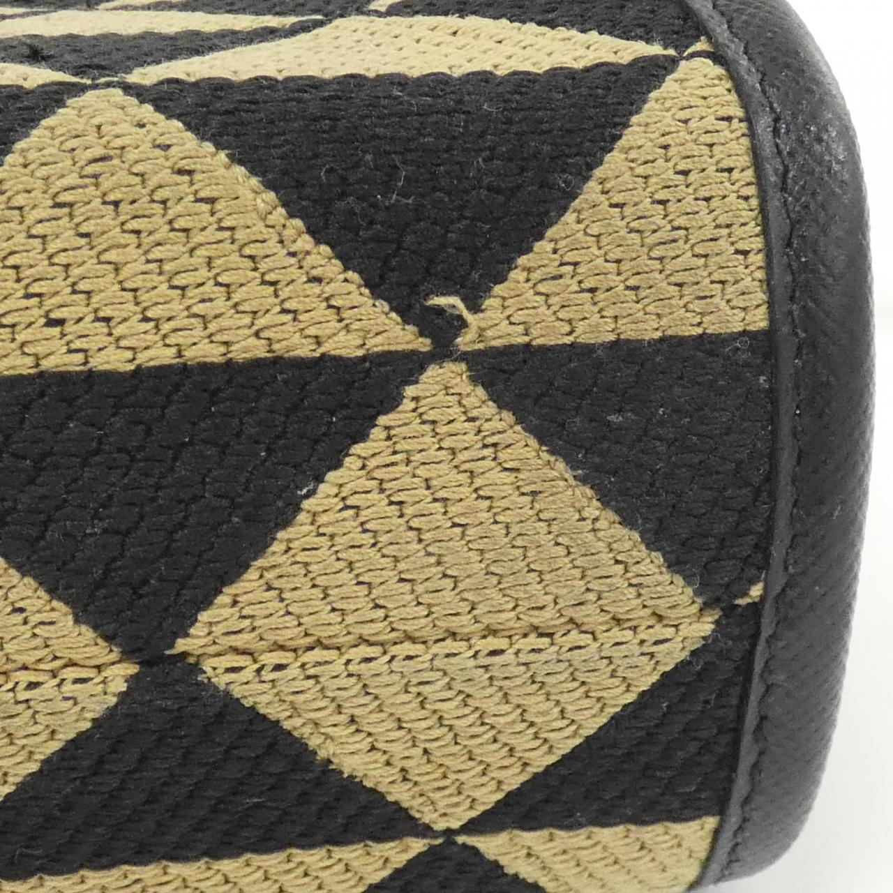 Prada 1BA355 Triangolo Jacquard Shoulder Bag
