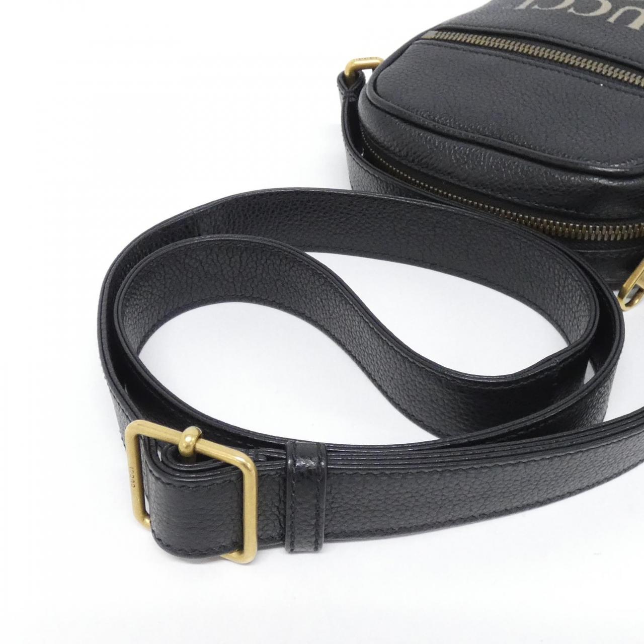 Gucci GUCCI PRINT Leather Shoulder Bag