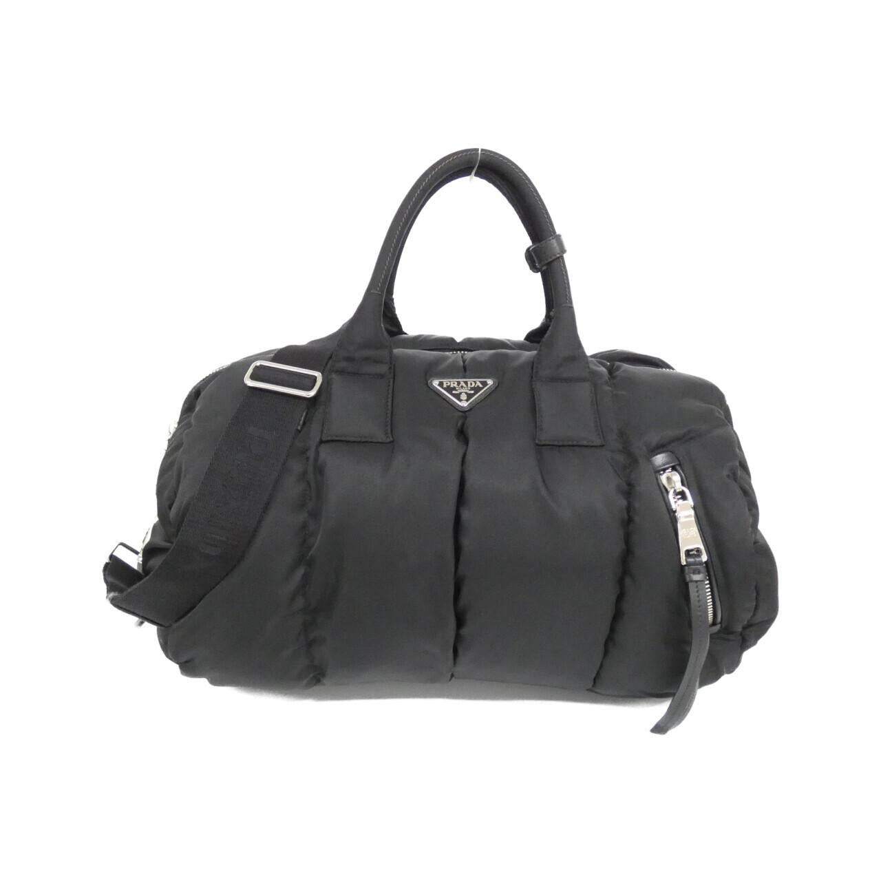 Prada BL0871 Tessuto Bomber Boston Bag