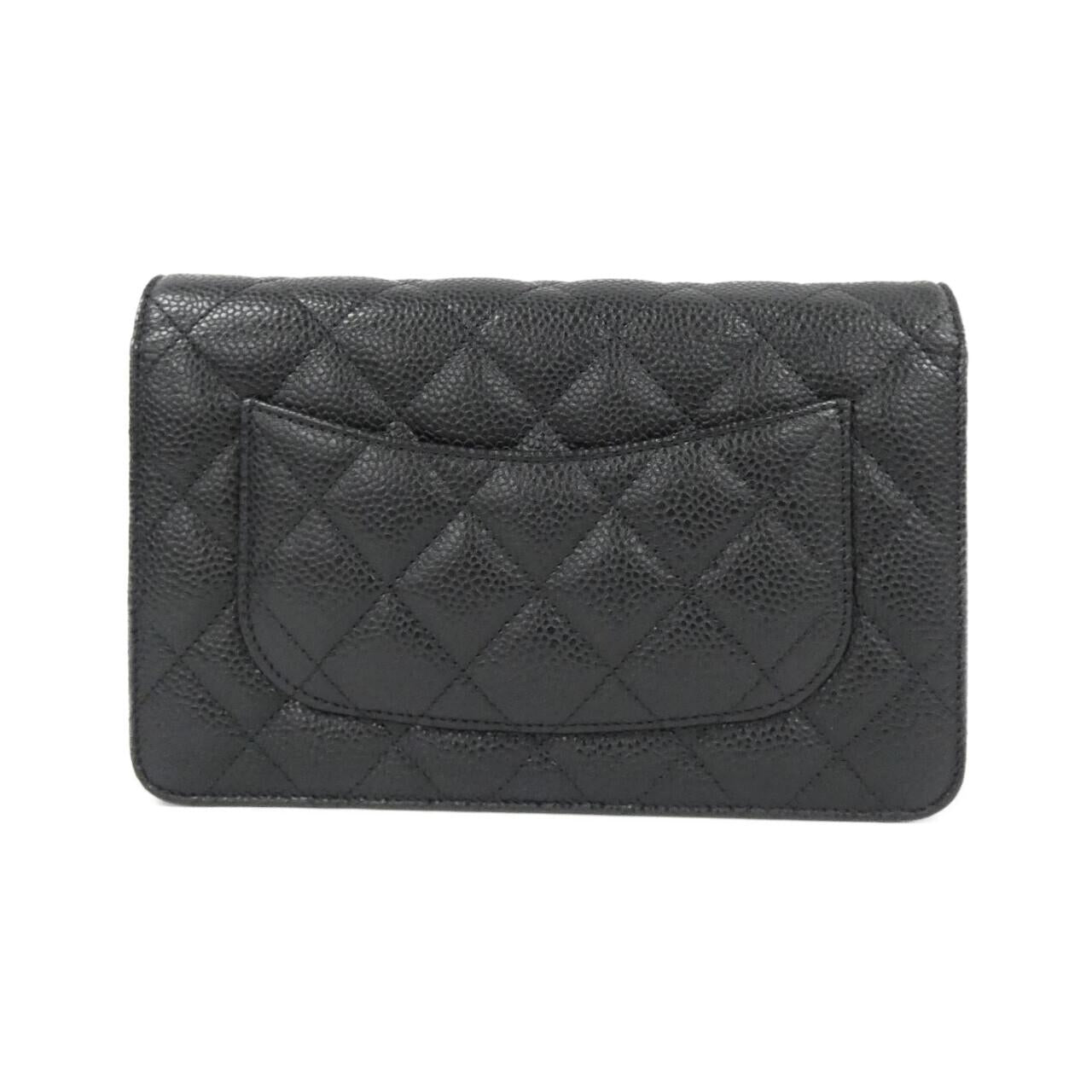 Chanel Timeless Classic Caviar Skin Wallet on Chain