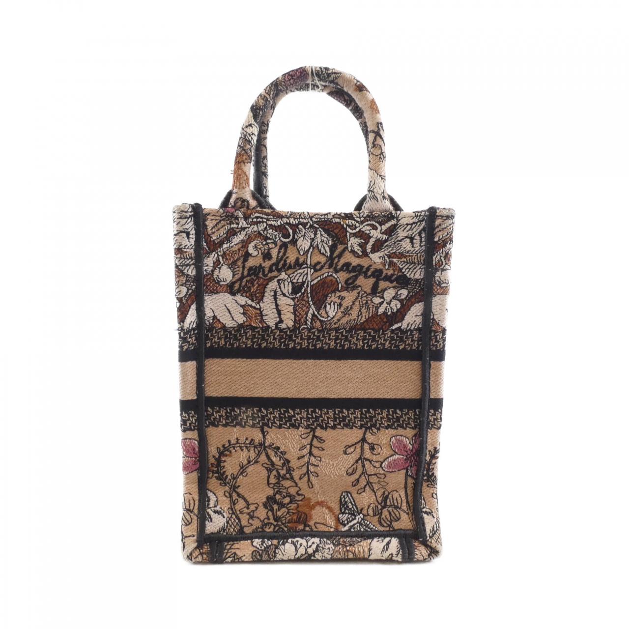 Christian Dior DIOR JARDIN MAGIQUE Book Tote Mini Canvas Bag