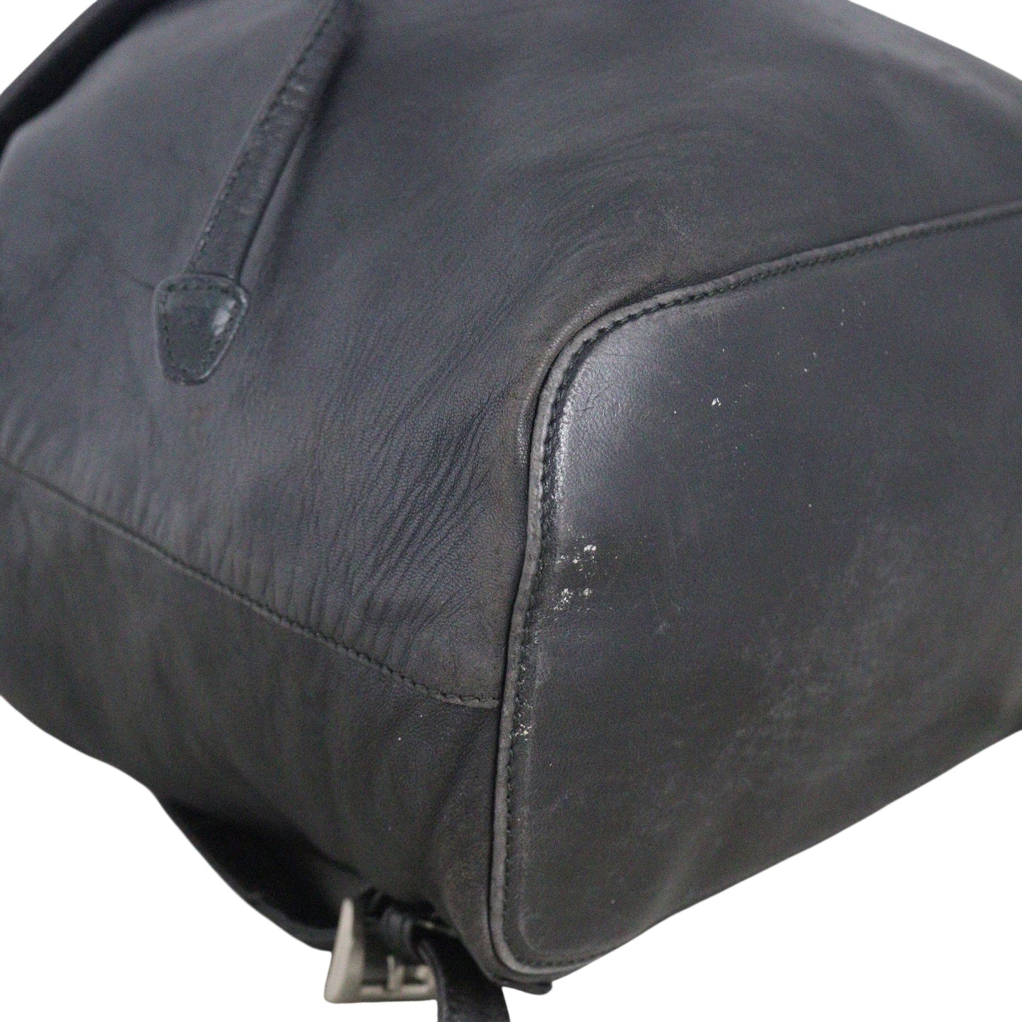 Prada Leather Drawstring Backpack