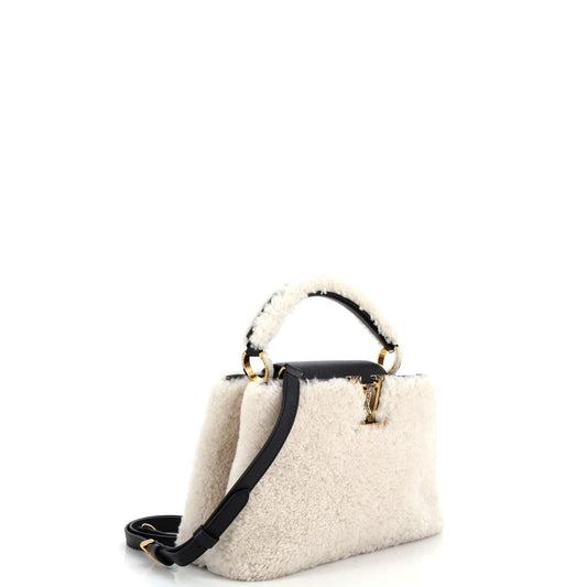Louis Vuitton Capucines Bag Teddy Fleece MM