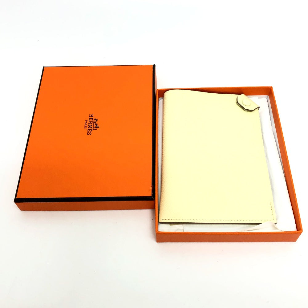 HERMES passport case Epsom yellow Talmac PM Women Used