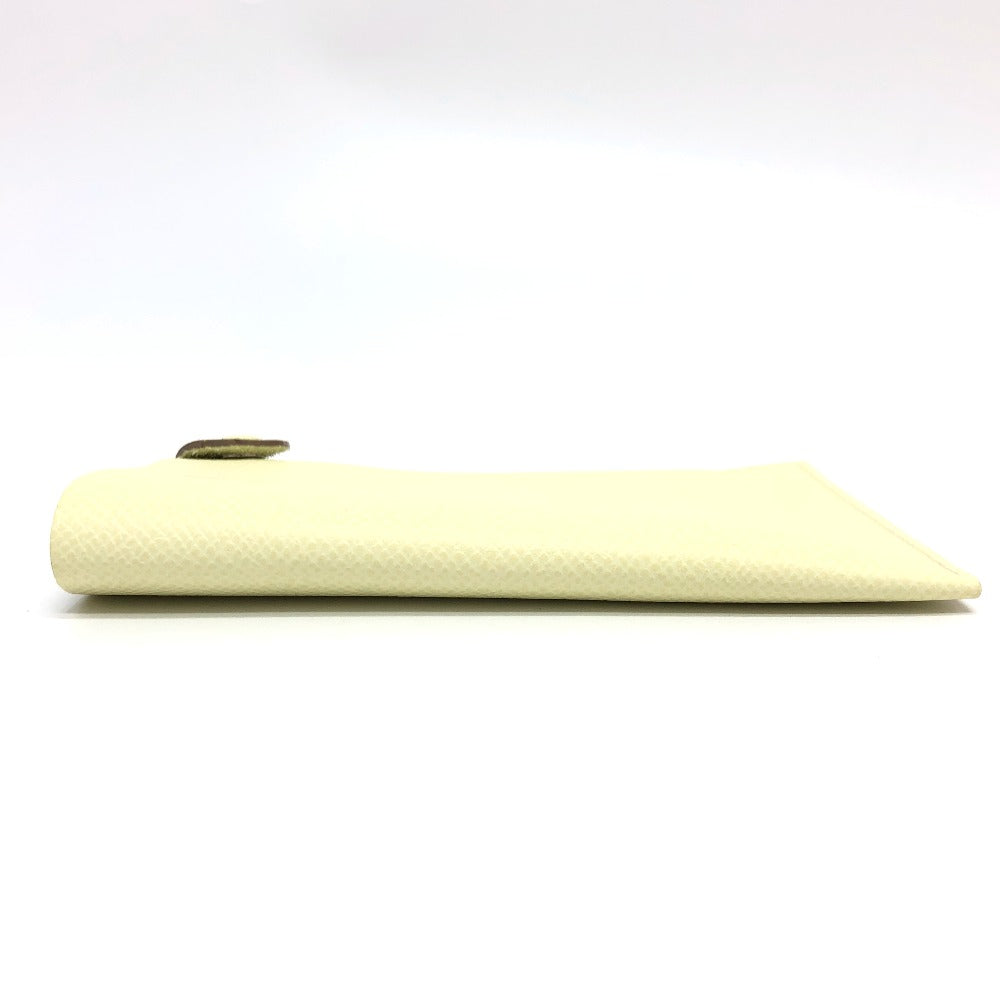 HERMES passport case Epsom yellow Talmac PM Women Used