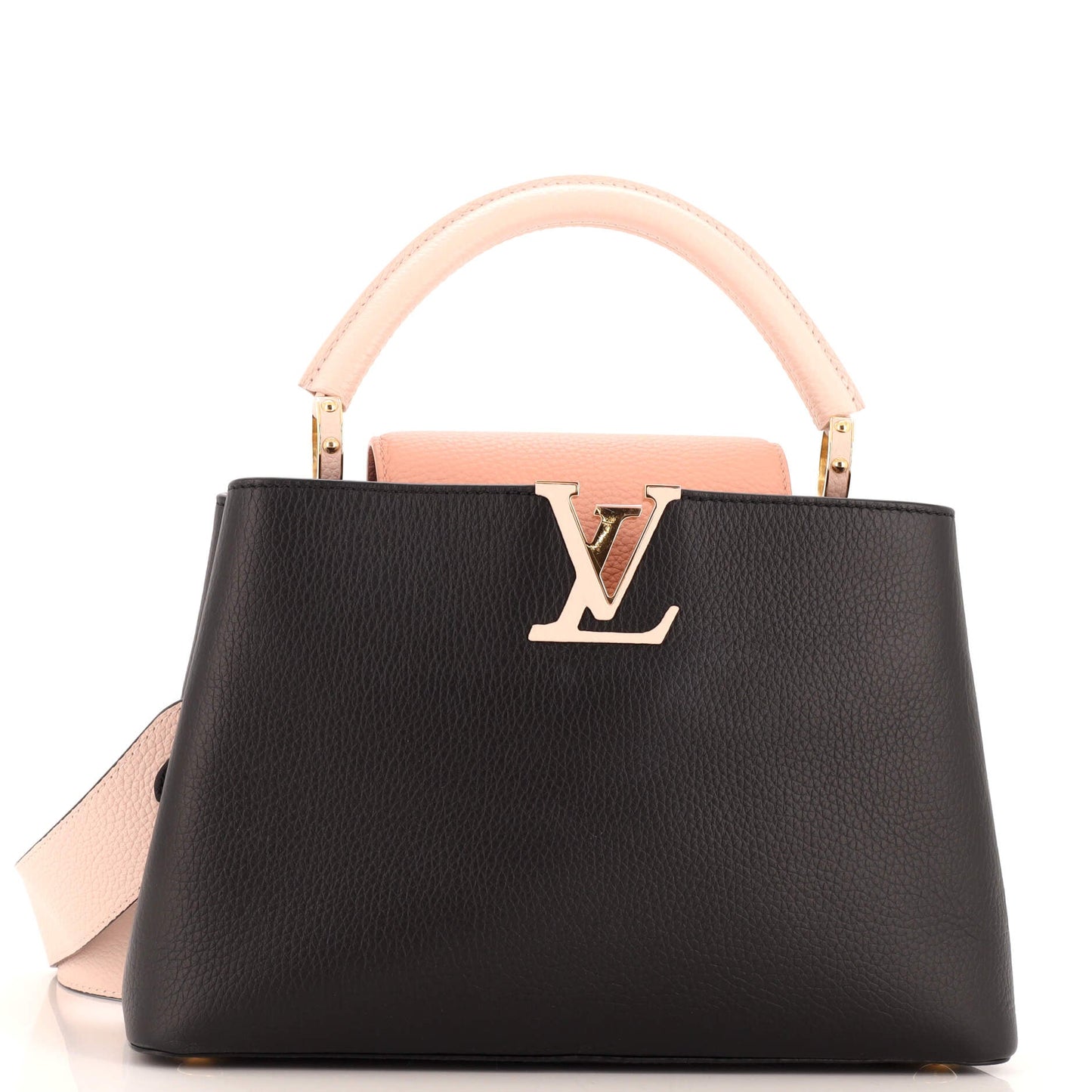 Louis Vuitton Capucines Bag Leather with Strap MM