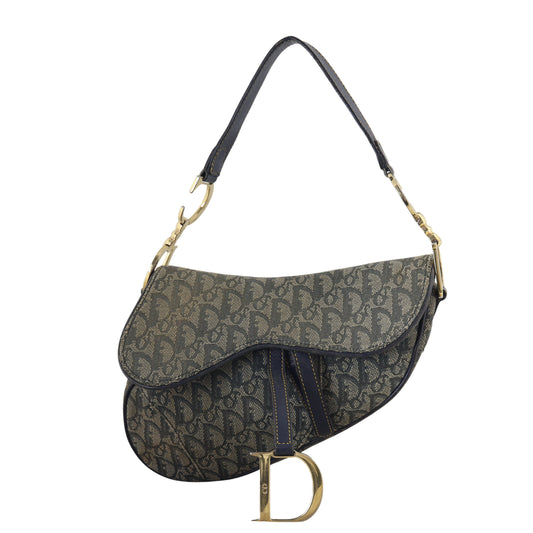 Dior Vintage Saddle Bag Oblique