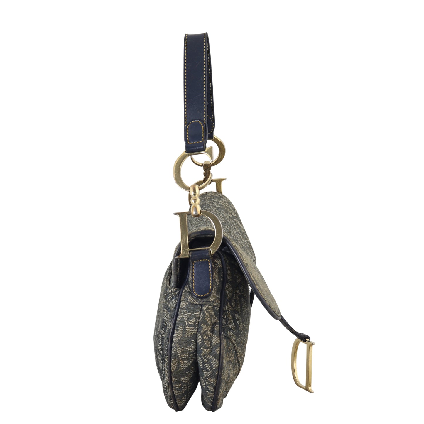 Dior Vintage Saddle Bag Oblique