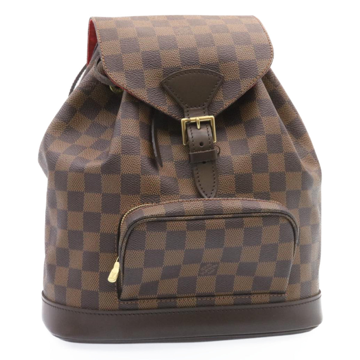 LOUIS VUITTON Damier Ebene Montsouris MM Backpack N51143 LV  26498A