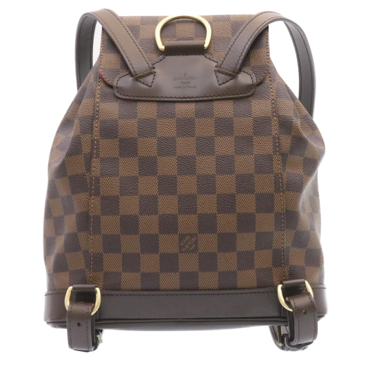 LOUIS VUITTON Damier Ebene Montsouris MM Backpack N51143 LV  26498A