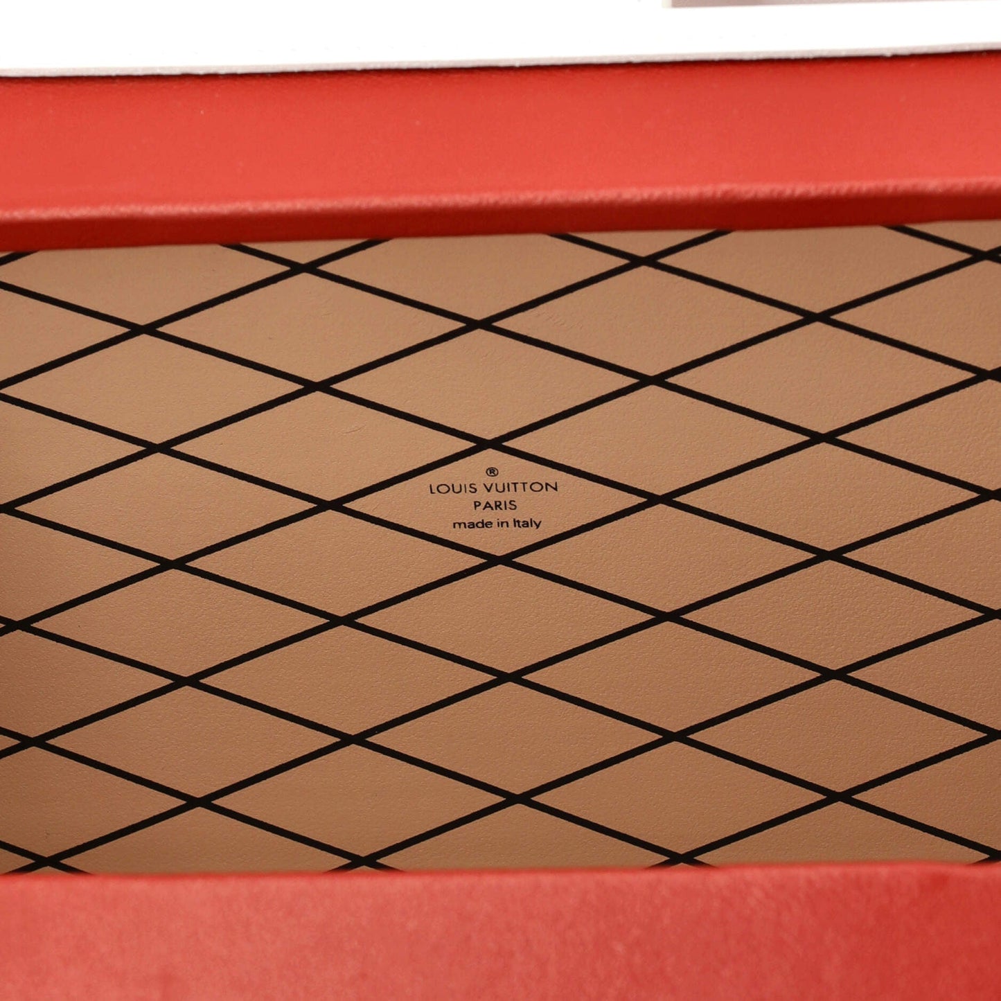Louis Vuitton Petite Malle Handbag Monogram Embossed Leather