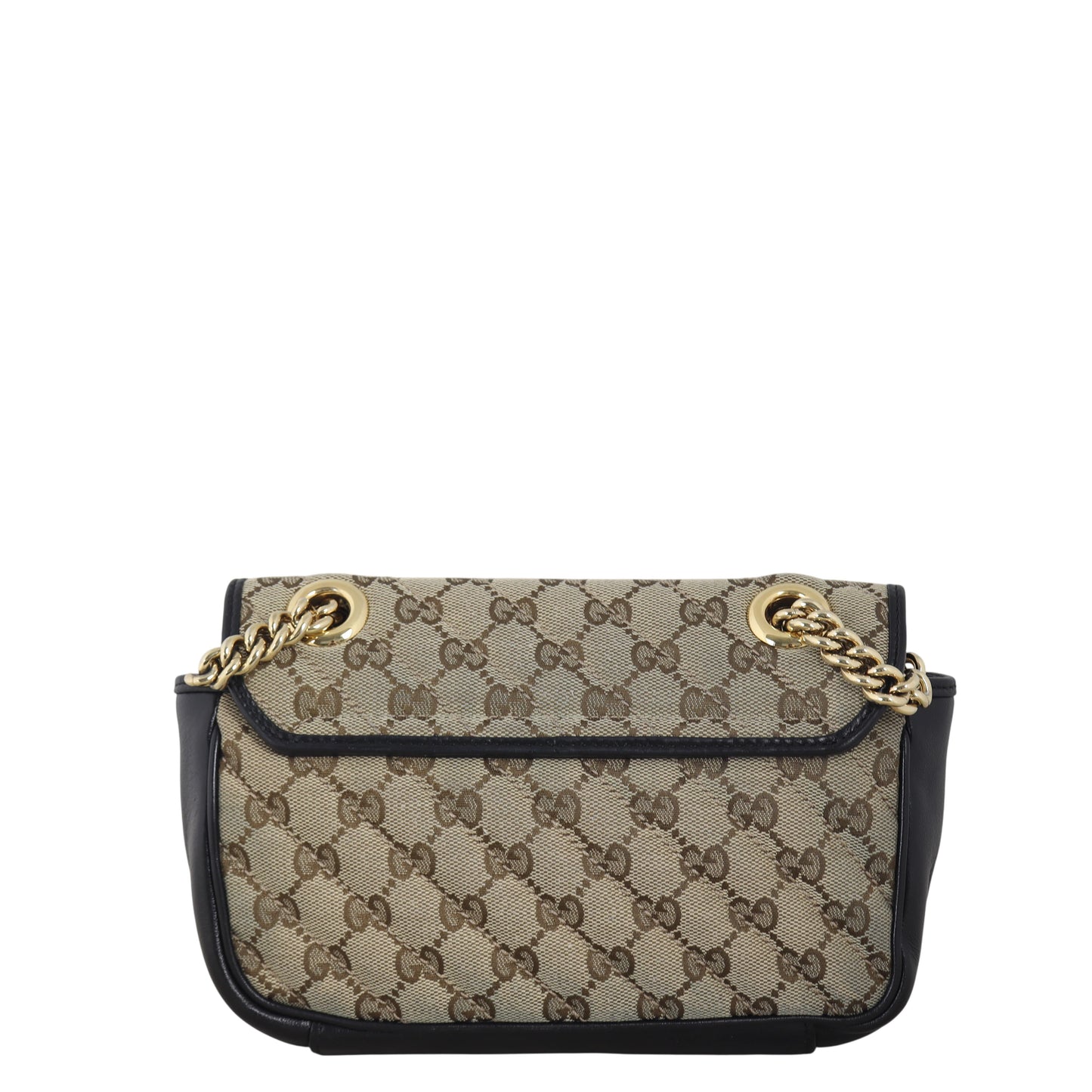 Gucci GG Canvas Marmont Diagonal Small Shoulder Bag