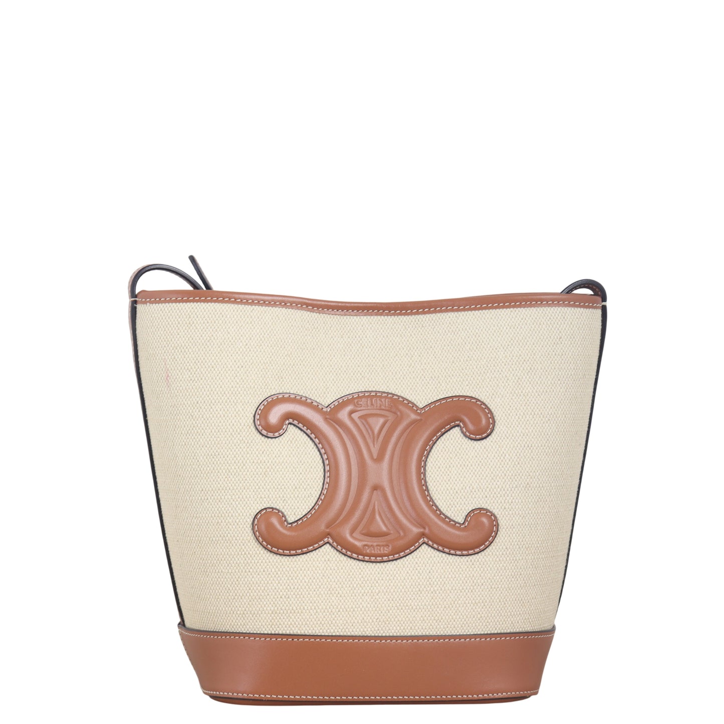Celine Triomphe Bucket Bag Canvas
