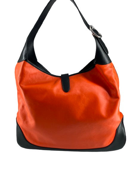 Gucci Jackie Original Shoulder Bag Leather Orange Leather Shoulder Bag Bag ( )