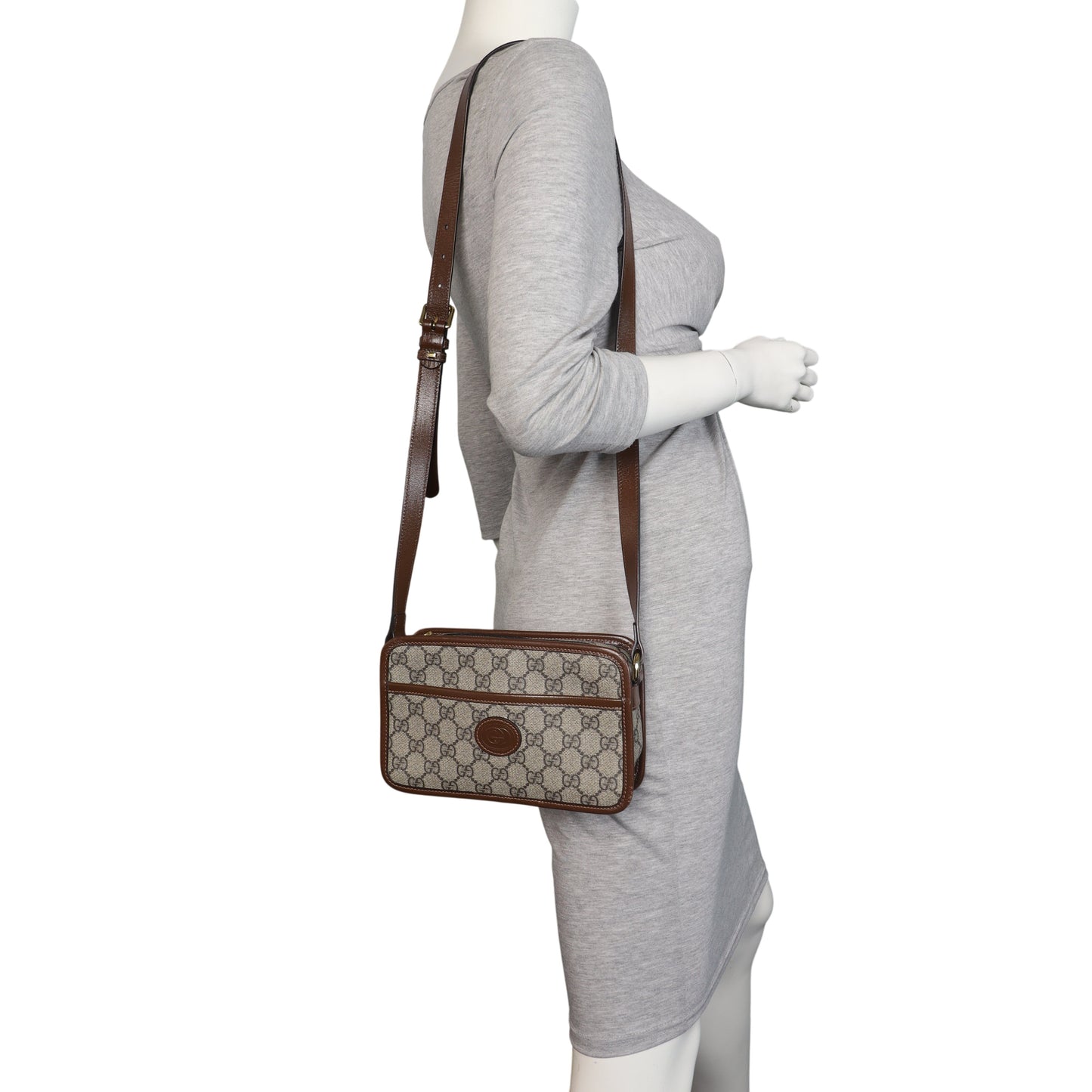 Gucci GG Supreme Interlocking G Mini Bag