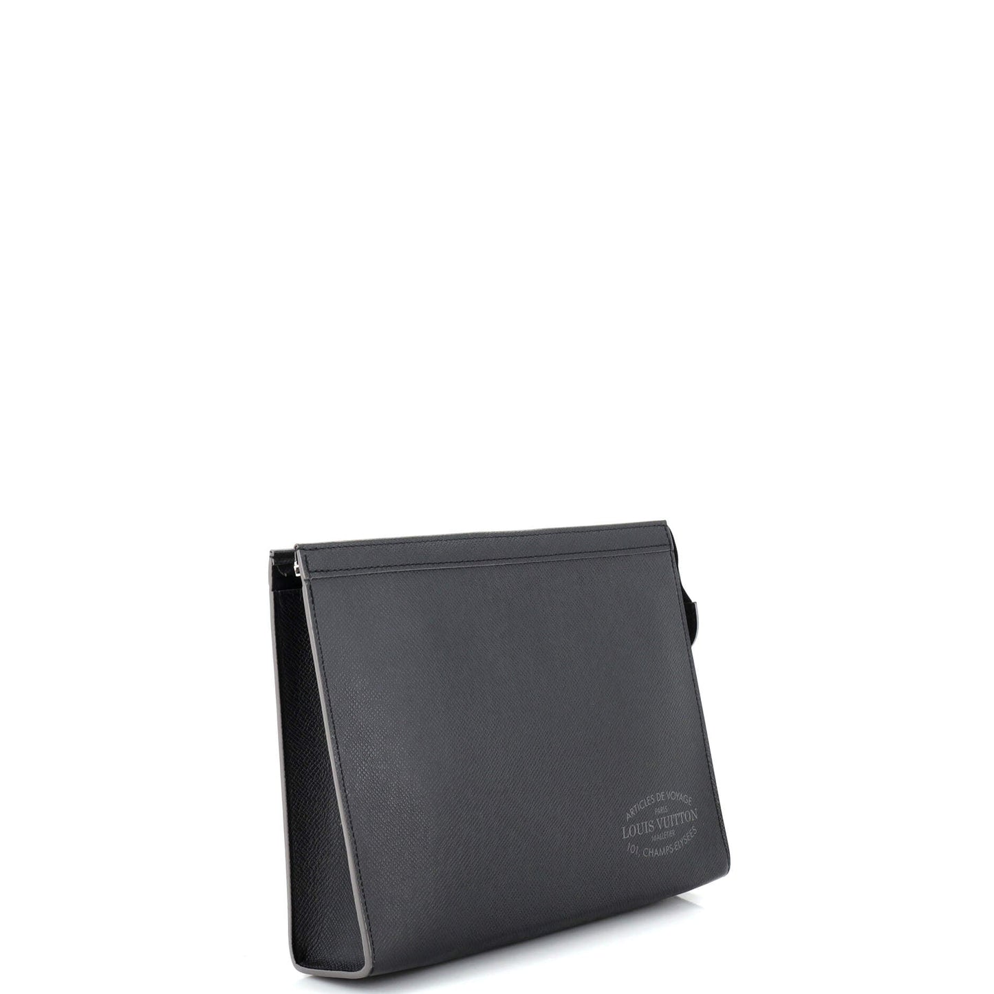Louis Vuitton Pochette Voyage Limited Edition Malletier Taiga Leather MM