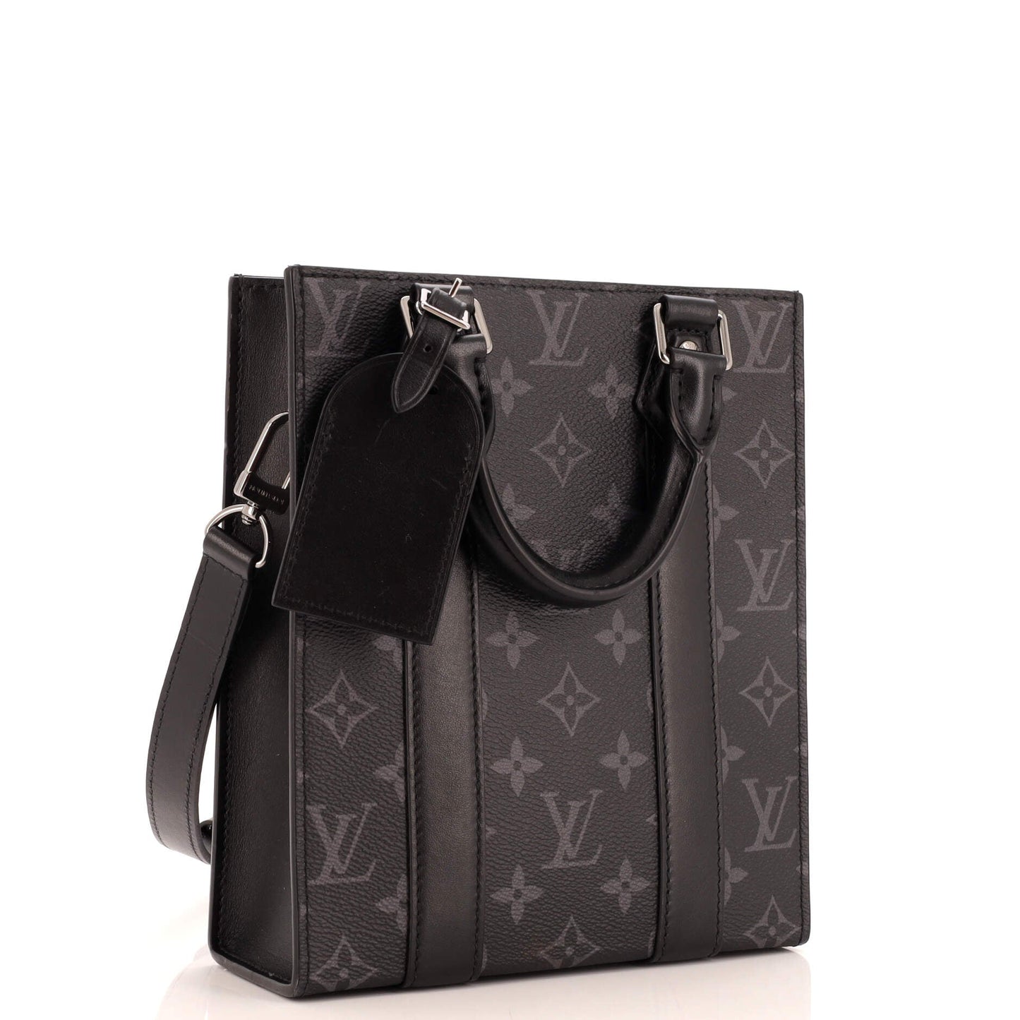 Louis Vuitton Sac Plat Bag Monogram Eclipse Canvas Mini
