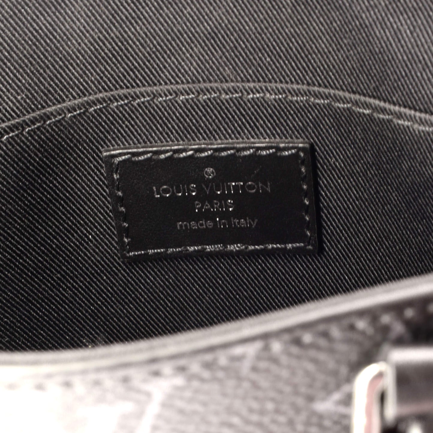 Louis Vuitton Sac Plat Bag Monogram Eclipse Canvas Mini