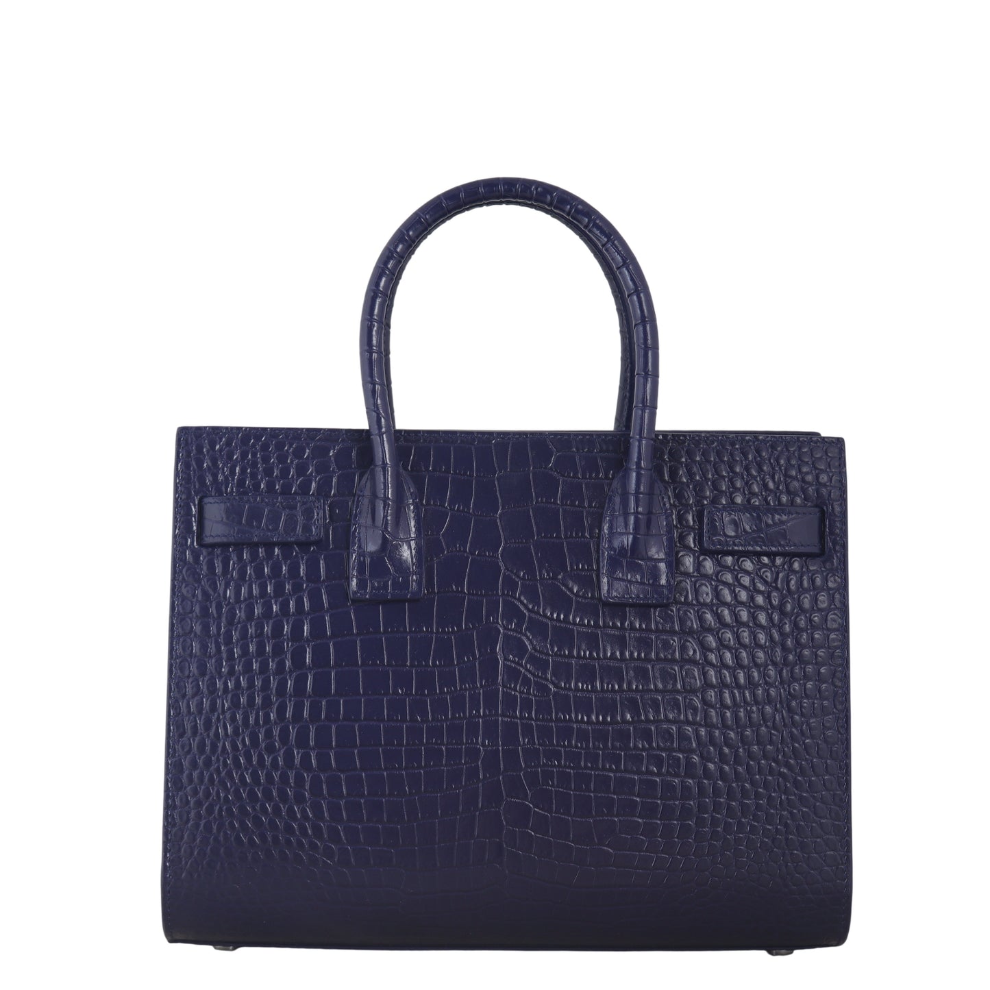 Saint Laurent Sac de Jour Baby Croc-Embossed