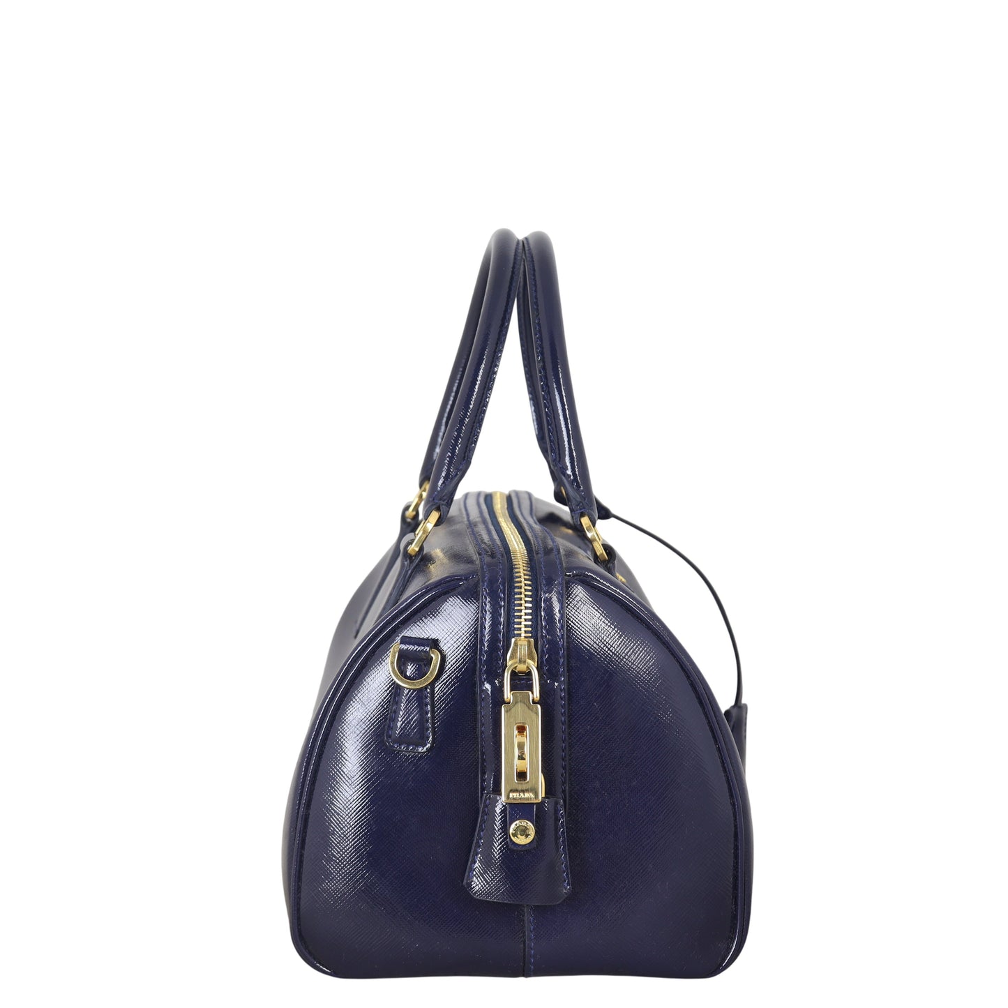 Prada Saffiano Vernice Bauletto Bag