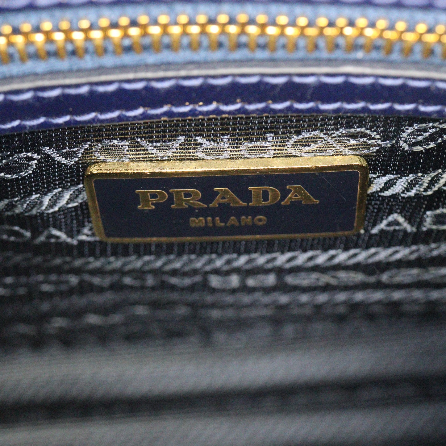 Prada Saffiano Vernice Bauletto Bag