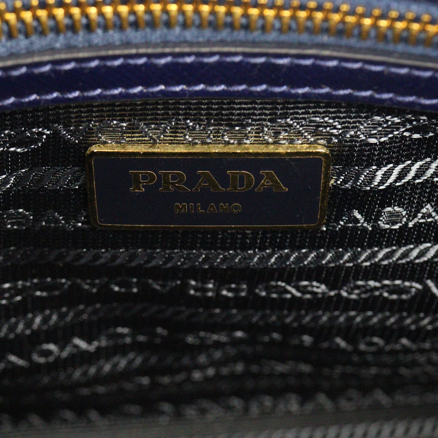Prada Saffiano Vernice Bauletto Bag