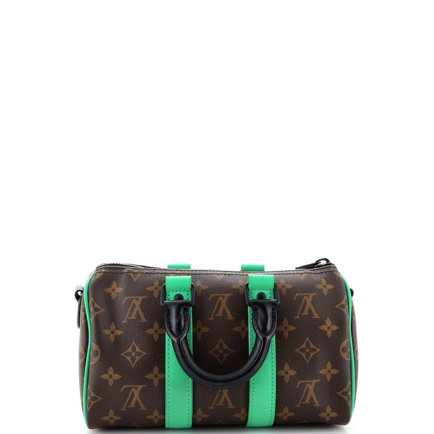 Louis Vuitton Keepall Bandouliere Bag Macassar Monogram Canvas 25