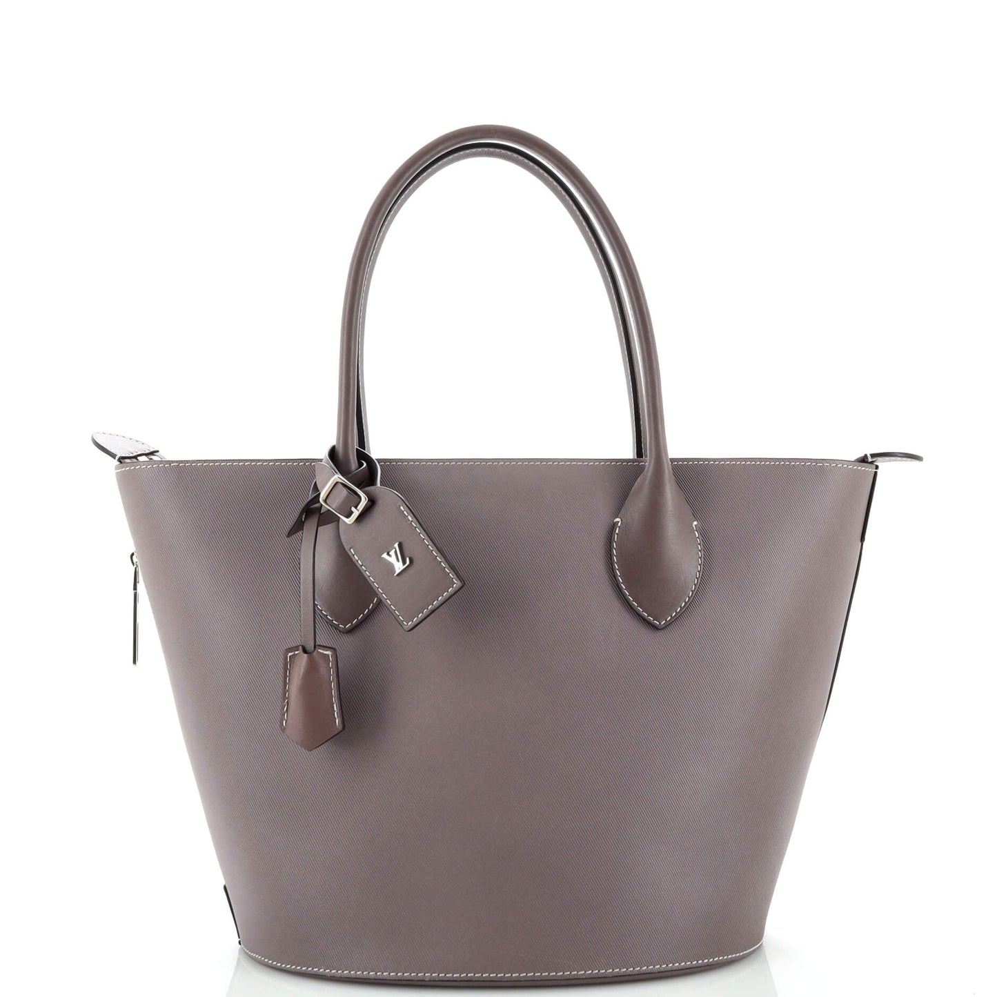 Louis Vuitton Holdall Tote Veau Satin Leather PM