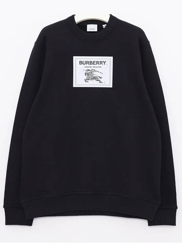 Luxury Burberry Men's Prorsum Label Cotton Sweatshirt Navy