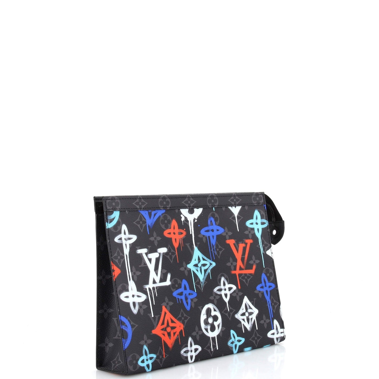 Louis Vuitton Pochette Voyage Graffiti Monogram Eclipse Canvas MM