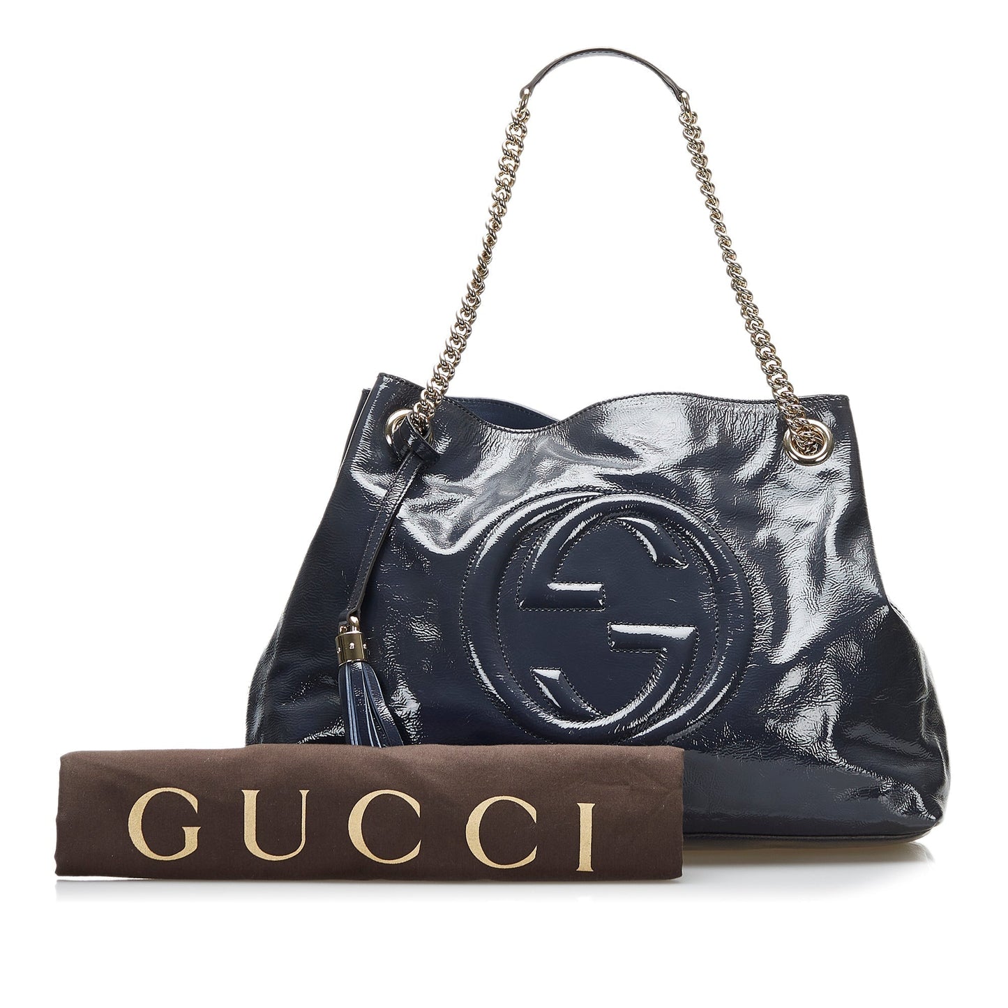 Gucci Soho Leather Chain Tote