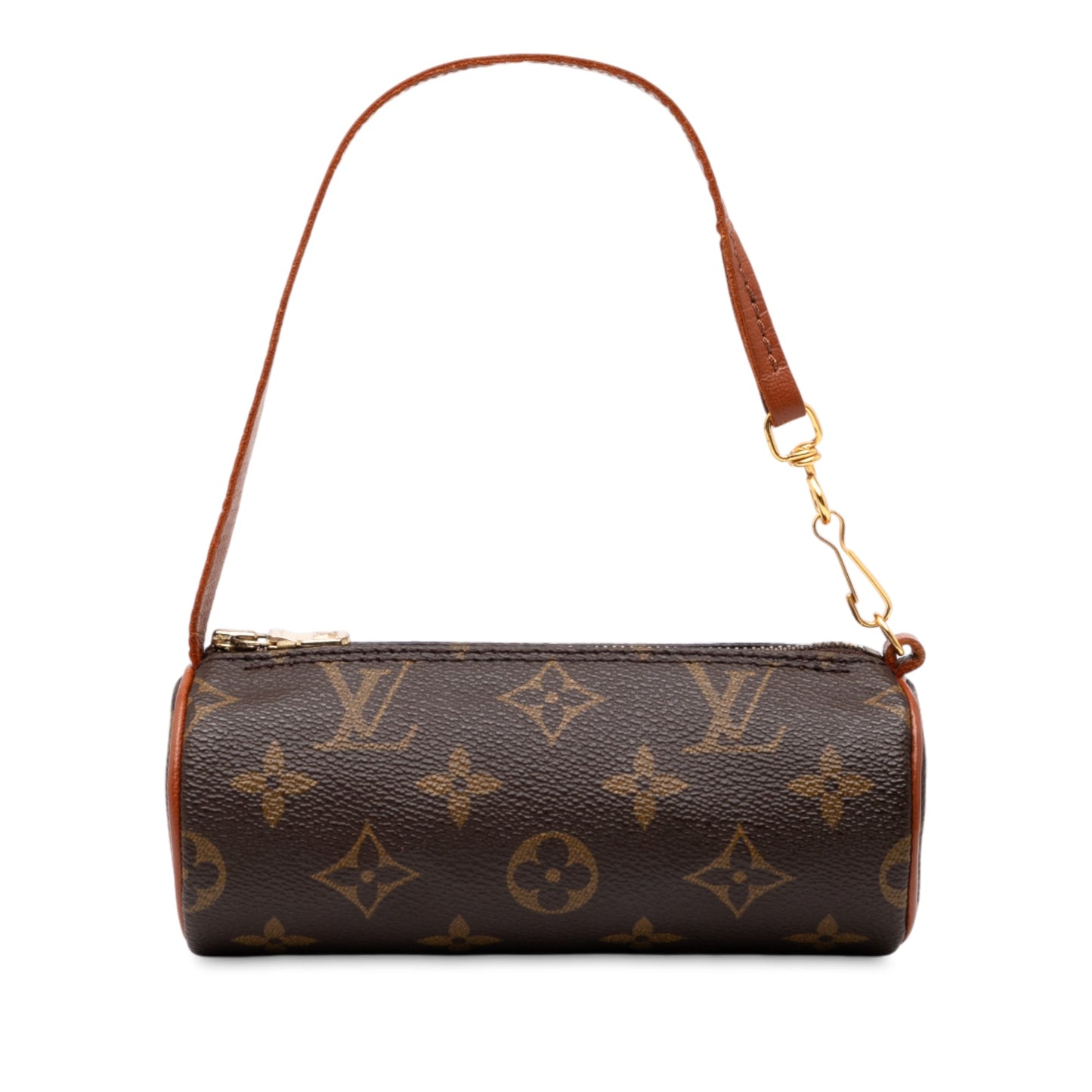 Brown Louis Vuitton Monogram Papillon Pochette Handbag